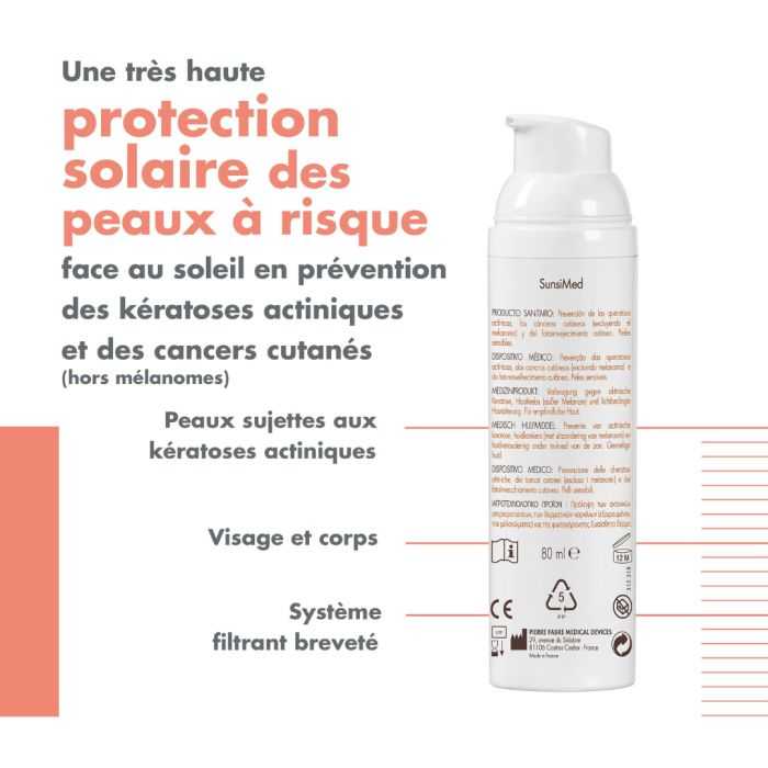 Avene Solaire Sunsimed Tres Haute Protection Peaux Sensibles Uva Uv