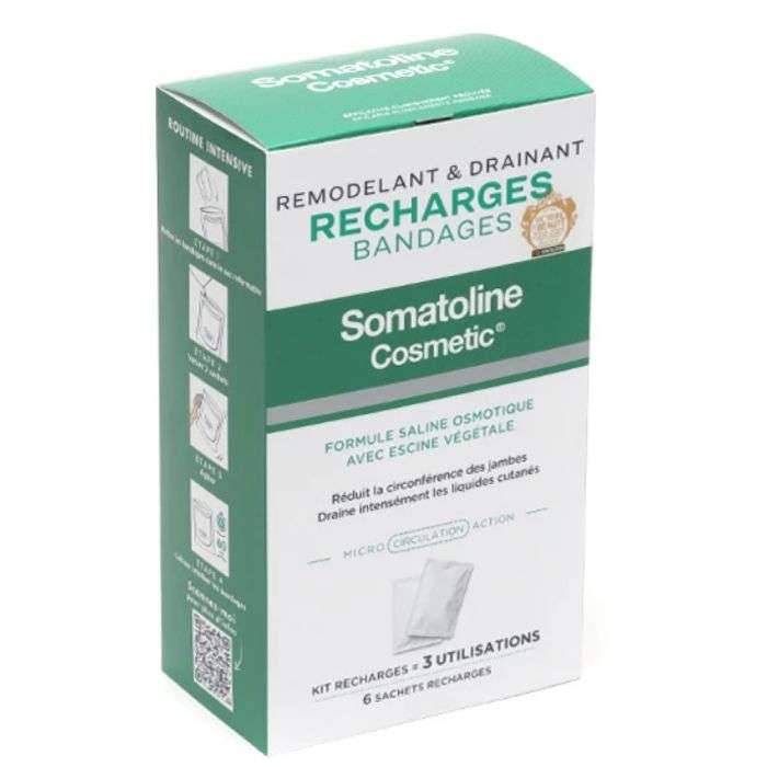 Somatoline Recharges Bandages Remodelant Et Drainant Somatoline