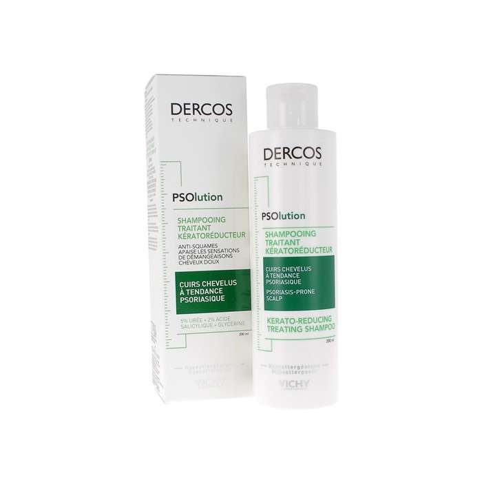Vichy Dercos PSOlution - Shampooing Traitant Kératoréducteur, 200ml  Vichy Dercos PSOlution - Shampooing Traitant Kératoréducteur, 200ml