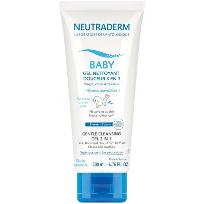 Neutraderm Gel Nettoyant Douceur 3 En 1 200 Ml Neutraderm Gel Nettoyant Douceur 3 En 1 200 Ml