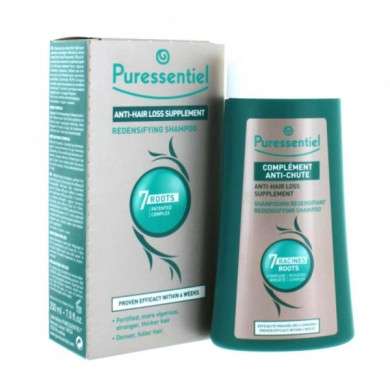 PURESSENTIEL COMPLÉMENT ANTI-CHUTE SHAMPOOING REDENSIFIANT 7 RACINES  PURESSENTIEL COMPLÉMENT ANTI-CHUTE SHAMPOOING REDENSIFIANT 7 RACINES