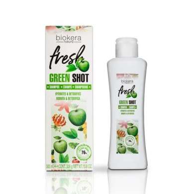 BIOKERA FRESH GREEN SHOT SHAMPOING 300 ML BIOKERA FRESH GREEN SHOT SHAMPOING 300 ML