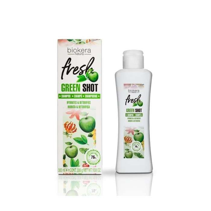 BIOKERA FRESH GREEN SHOT SHAMPOING 300 ML