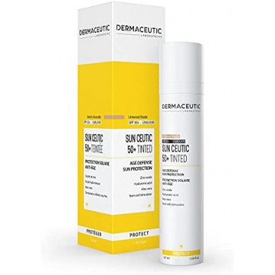 DERMACEUTIC SUN CEUTIC 50+CRÈME SOLAIRE TEINTÉE AGE DÉFENSE UNIVERSAL SHADE 50ML DERMACEUTIC SUN CEUTIC 50+CRÈME SOLAIRE TEINTÉE AGE DÉFENSE UNIVERSAL SHADE 50ML