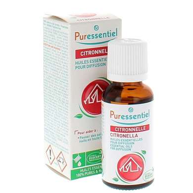 Puressentiel Huile essentielle pour diffusion Citronelle 30ml Puressentiel Huile essentielle pour diffusion Citronelle 30ml