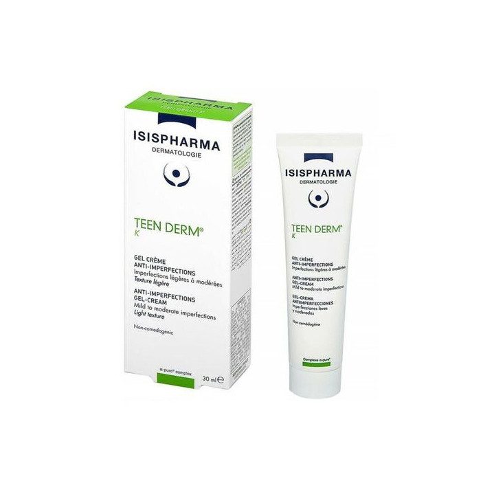 Isispharma Teen Derm K - Crème Sébo-Régulatrice (30 ml) Isispharma Teen Derm K - Crème Sébo-Régulatrice (30 ml)