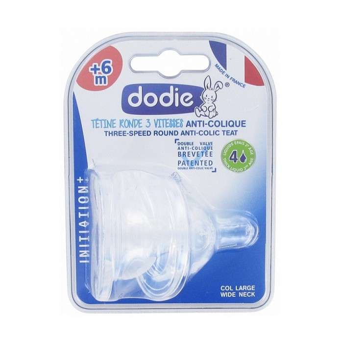 DODIE TETINE INI+ ANTI COLIQUE D4 +6M LIQUIDE EPAIS X2 DODIE TETINE INI+ ANTI COLIQUE D4 +6M LIQUIDE EPAIS X2