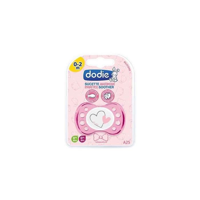Dodie Sucette Physiologique Silicone Fille 0-6 Mois