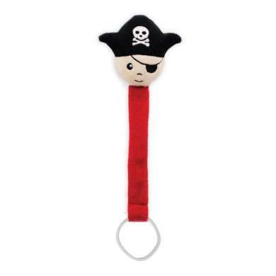 DODIE ATTACHE-SUCETTE DOUDOU ROUGE PIRATE DODIE ATTACHE-SUCETTE DOUDOU ROUGE PIRATE