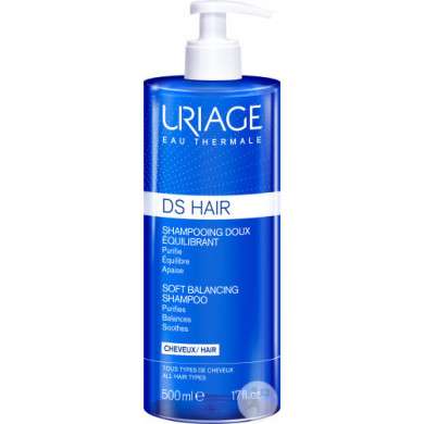 Uriage DS Hair Shampoing Doux Équilibrant / 500ML Uriage DS Hair Shampoing Doux Équilibrant / 500ML