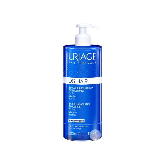 Uriage DS Hair Shampoing Doux Équilibrant / 500ML Uriage DS Hair Shampoing Doux Équilibrant / 500ML