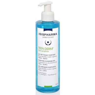 ISISPHARMA Teen Derm GEL sensitive 250 ml ISISPHARMA Teen Derm GEL sensitive 250 ml