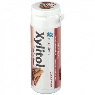 Miradent Xylitol Chewing Gum Canelle 30 Pièces Miradent Xylitol Chewing Gum Canelle 30 Pièces