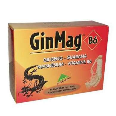 FORME ET NATURE GINMAG B6 10 AMPOULES FORME ET NATURE GINMAG B6 10 AMPOULES
