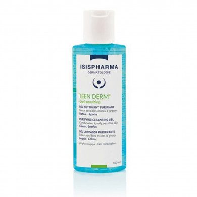 ISISPHARMA TEEN DERM GEL NETTOYANT SENSITIVE 100ML ISISPHARMA TEEN DERM GEL NETTOYANT SENSITIVE 100ML