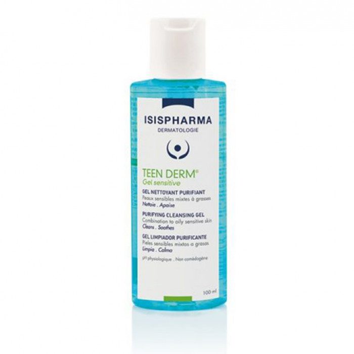 ISISPHARMA TEEN DERM GEL NETTOYANT SENSITIVE 100ML ISISPHARMA TEEN DERM GEL NETTOYANT SENSITIVE 100ML