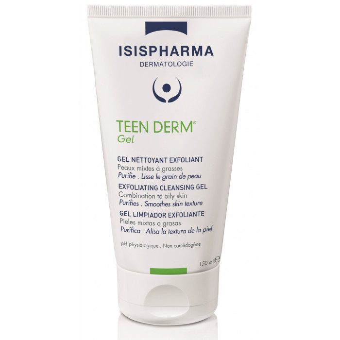 Isispharma Teen Derm Gel Nettoyant Exfoliant 150ml Isispharma Teen Derm Gel Nettoyant Exfoliant 150ml