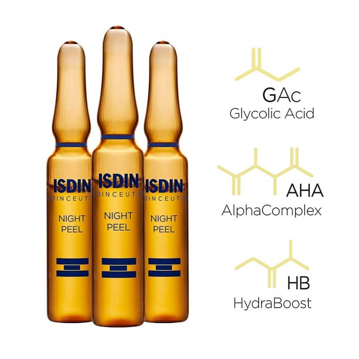 ISDIN Night Peel Exfolant Nuit Peeling 30 Ampoules x 2ml ISDIN Night Peel Exfolant Nuit Peeling 30 Ampoules x 2ml