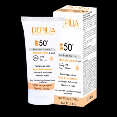 Depilia 50+ teinte emulsion 50ML Depilia 50+ teinte emulsion 50ML