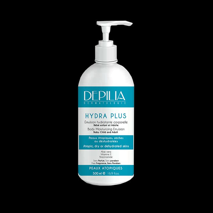 Depilia Hydra plus émulsion hydratante corporelle 500ml Depilia Hydra plus émulsion hydratante corporelle 500ml