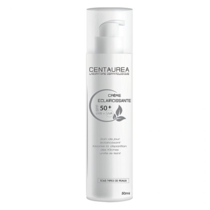 Centaurea Creme Eclaircissante spf50+ 50ml Centaurea Creme Eclaircissante spf50+ 50ml