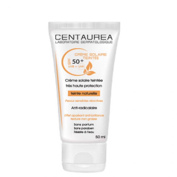 CENTAUREA Crème Solaire Teinté Spf50+ CENTAUREA Crème Solaire Teinté Spf50+