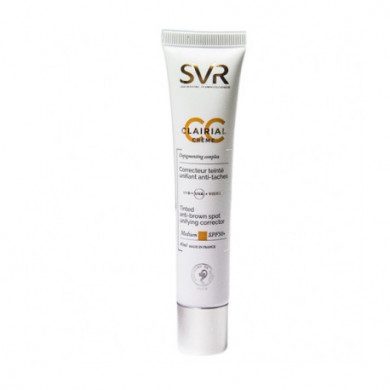 SVR CLAIRIAL CC CRÈME CORRECTEUR UNIFIANT ANTI-TACHES MÉDIUM SPF50+ 40 ML SVR CLAIRIAL CC CRÈME CORRECTEUR UNIFIANT ANTI-TACHES MÉDIUM SPF50+ 40 ML