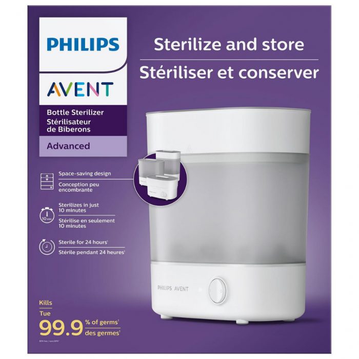 AVENT STERILISATEUR ELECTRIQUE A VAPEUR 3 EN 1 AVENT STERILISATEUR ELECTRIQUE A VAPEUR 3 EN 1