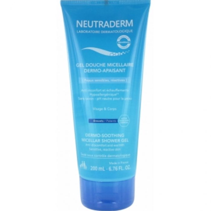 NEUTRADERM gel douche micellaire dermo-apaisant 200ml NEUTRADERM gel douche micellaire dermo-apaisant 200ml