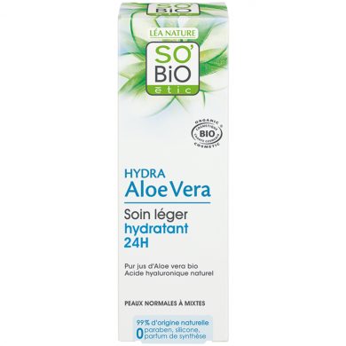 SO BIO Aloe vera creme legere jour hydratante 50ml SO BIO Aloe vera creme legere jour hydratante 50ml
