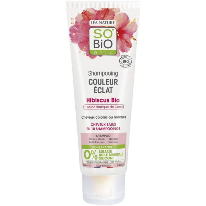SO BIO shampooing couleur eclat hibiscus 250ml
