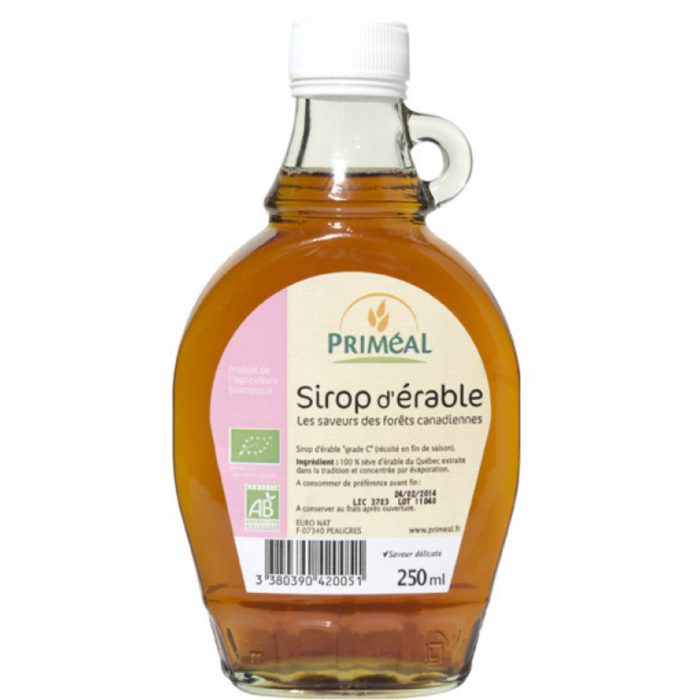 PRIMEAL sirop d'erable 250 ml
