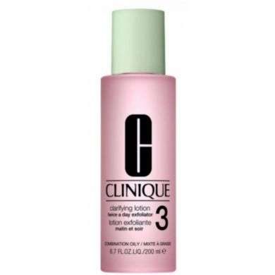 CLINIQUE lotion exfoliante matin et soir 3 peau mixte a grasse CLINIQUE lotion exfoliante matin et soir 3 peau mixte a grasse