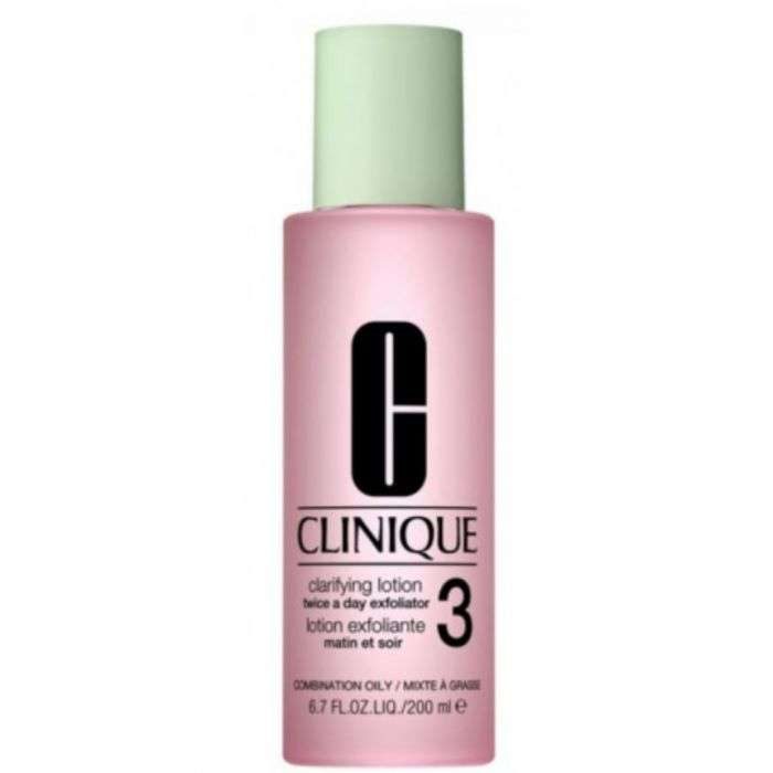 CLINIQUE lotion exfoliante matin et soir 3 peau mixte a grasse CLINIQUE lotion exfoliante matin et soir 3 peau mixte a grasse