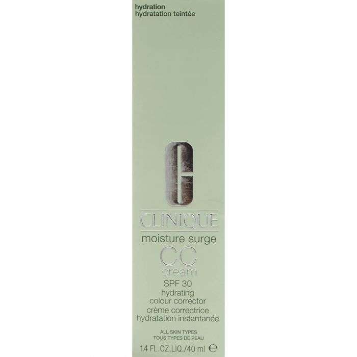 CLINIQUE moisture surge cc cream light medium spf 30 all skin types CLINIQUE moisture surge cc cream light medium spf 30 all skin types
