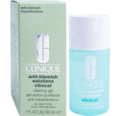 CLINIQUE ANTI blemish solution CLINICAL gel action purifiante 30ml CLINIQUE ANTI blemish solution CLINICAL gel action purifiante 30ml