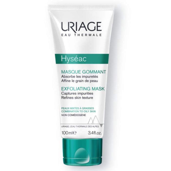 URIAGE HYSEAC MASQUE GOMMANT 100ML ABSORBE LES IMPURETÉS - LISSE LE GRAIN DE LA PEAU URIAGE HYSEAC MASQUE GOMMANT 100ML ABSORBE LES IMPURETÉS - LISSE LE GRAIN DE LA PEAU