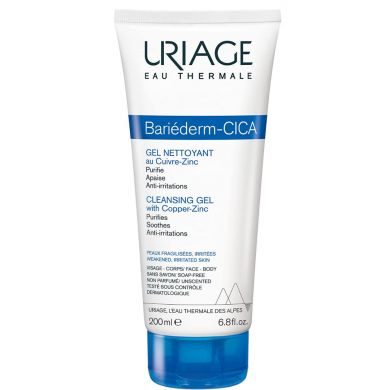 URIAGE BARIEDERM CICA-GEL NETTOYANT AU CU-ZN 200 ML URIAGE BARIEDERM CICA-GEL NETTOYANT AU CU-ZN 200 ML