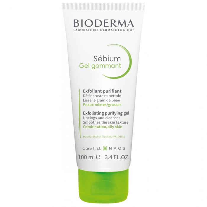 BIODERMA SEBIUM GEL GOMMANT EXFOLIANT PURIFIANT 100ML BIODERMA SEBIUM GEL GOMMANT EXFOLIANT PURIFIANT 100ML