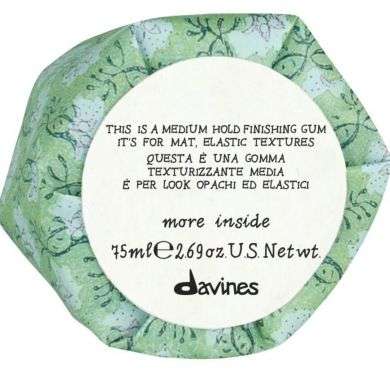 DAVINES MORE INSIDE MEDIUM HOLD FINISHING GUM 75ML DAVINES MORE INSIDE MEDIUM HOLD FINISHING GUM 75ML