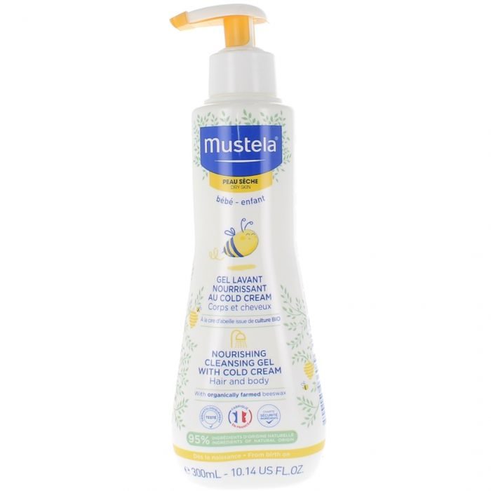 Mustela Bébé Gel Lavant Surgras Cold Cream Peau Sèche Pompe 300ml Mustela Bébé Gel Lavant Surgras Cold Cream Peau Sèche Pompe 300ml