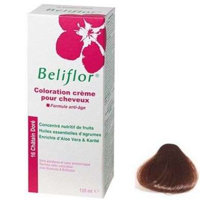 BELIFLOR coloration pour cheveux 16 chatain dore 135ml BELIFLOR coloration pour cheveux 16 chatain dore 135ml