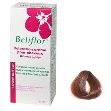 BELIFLOR coloration pour cheveux 17 chatain dore clair 135ml BELIFLOR coloration pour cheveux 17 chatain dore clair 135ml