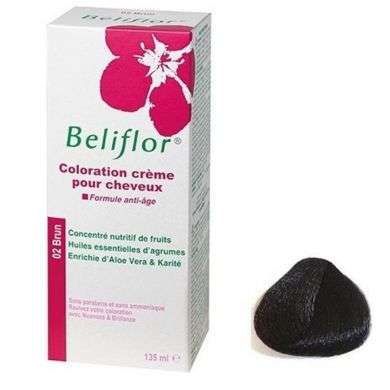 BELIFLOR coloration pour cheveux 02 brun 135ml BELIFLOR coloration pour cheveux 02 brun 135ml