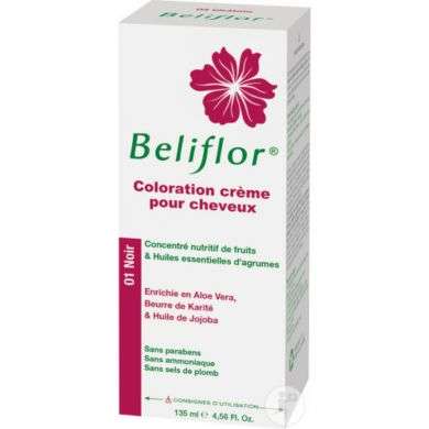 BELIFLOR coloration pour cheveux 01 noir 135ml BELIFLOR coloration pour cheveux 01 noir 135ml