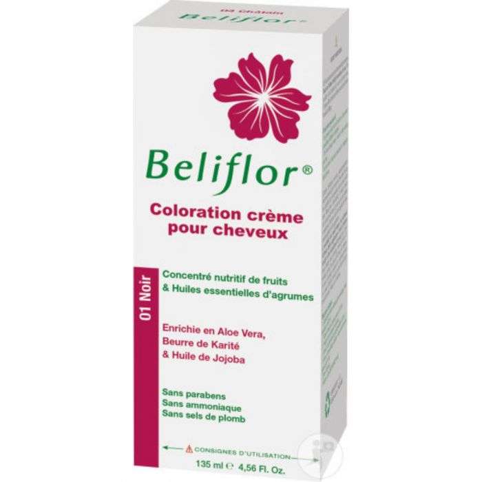 BELIFLOR coloration pour cheveux 01 noir 135ml BELIFLOR coloration pour cheveux 01 noir 135ml