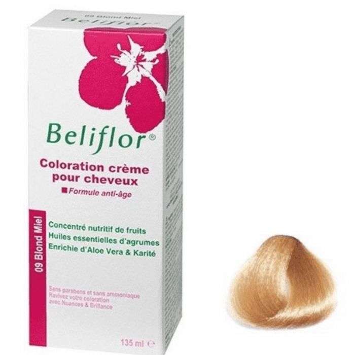 BELIFLOR coloration pour cheveux 09 blond miel 135ml BELIFLOR coloration pour cheveux 09 blond miel 135ml