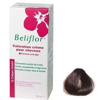 BELIFLOR coloration pour cheveux 19 chatain cendre 135 ml BELIFLOR coloration pour cheveux 19 chatain cendre 135 ml