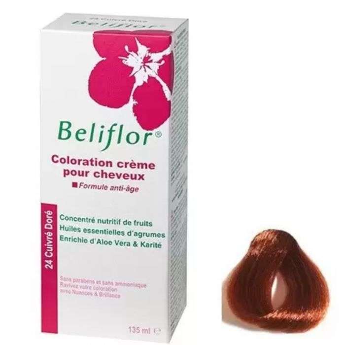 BELIFLOR coloration pour cheveux 24 cuivre dore 135 ml BELIFLOR coloration pour cheveux 24 cuivre dore 135 ml