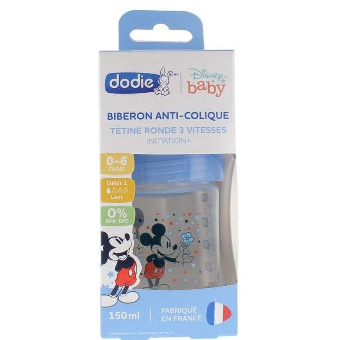 DODIE Anti colique 0-6 mois 150 ml mickey mouse - Dodie - Biberons